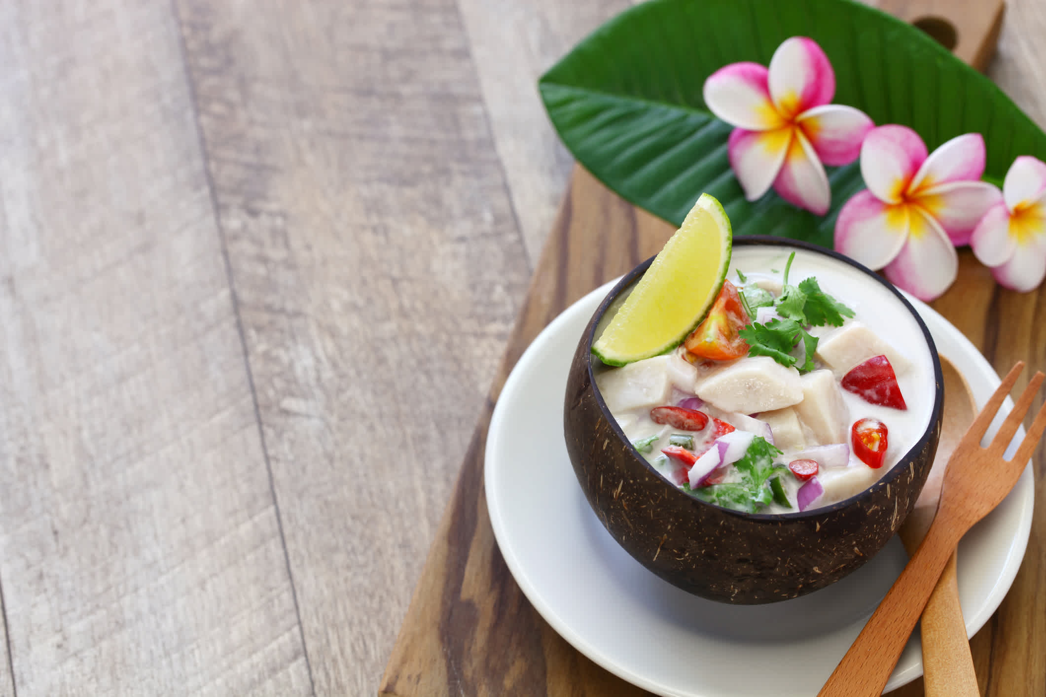 Kokoda, Fidschi Kokosmilch Ceviche