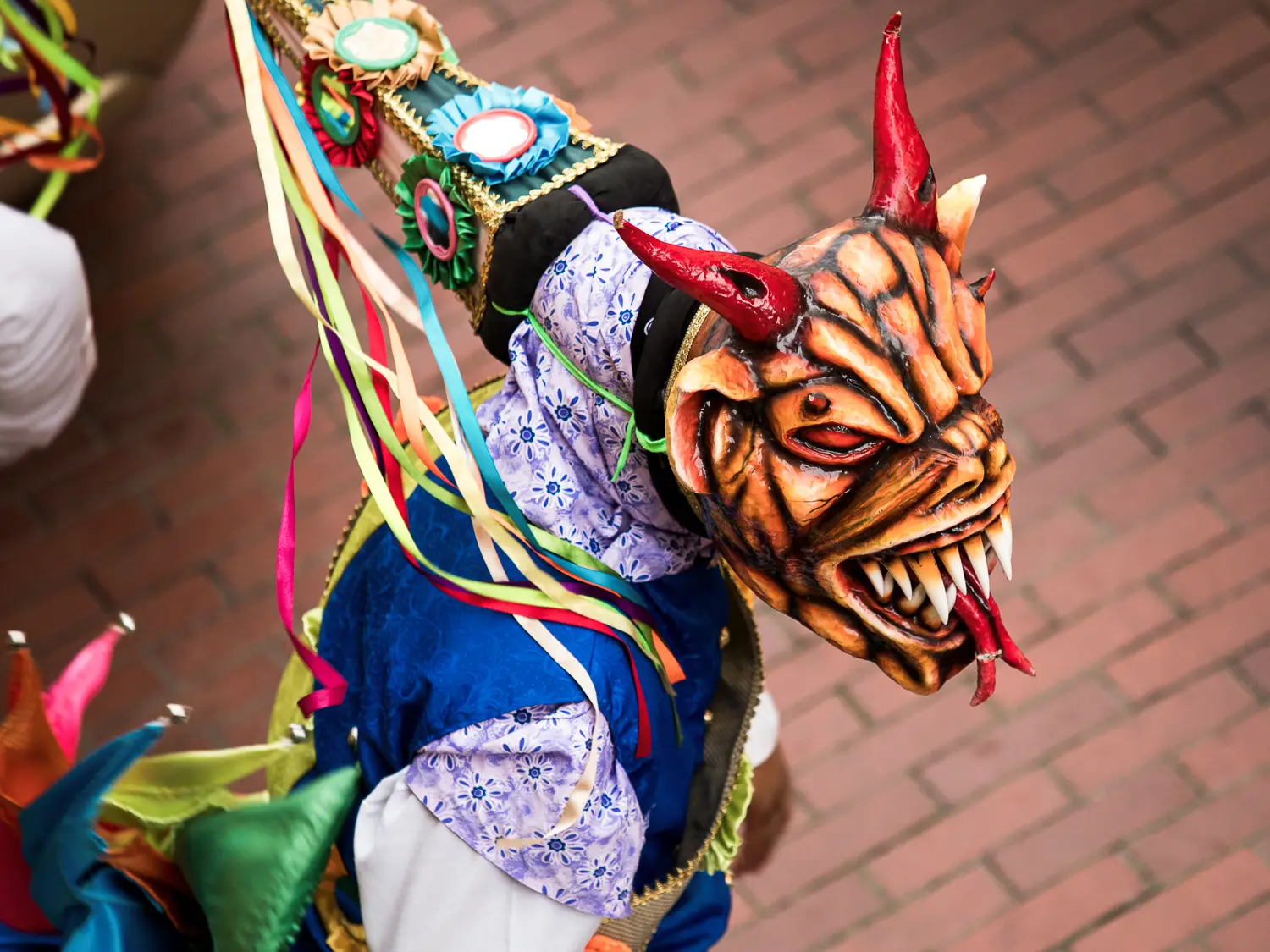 Mittelamerika - Panama - Karneval - Mann mit Maske