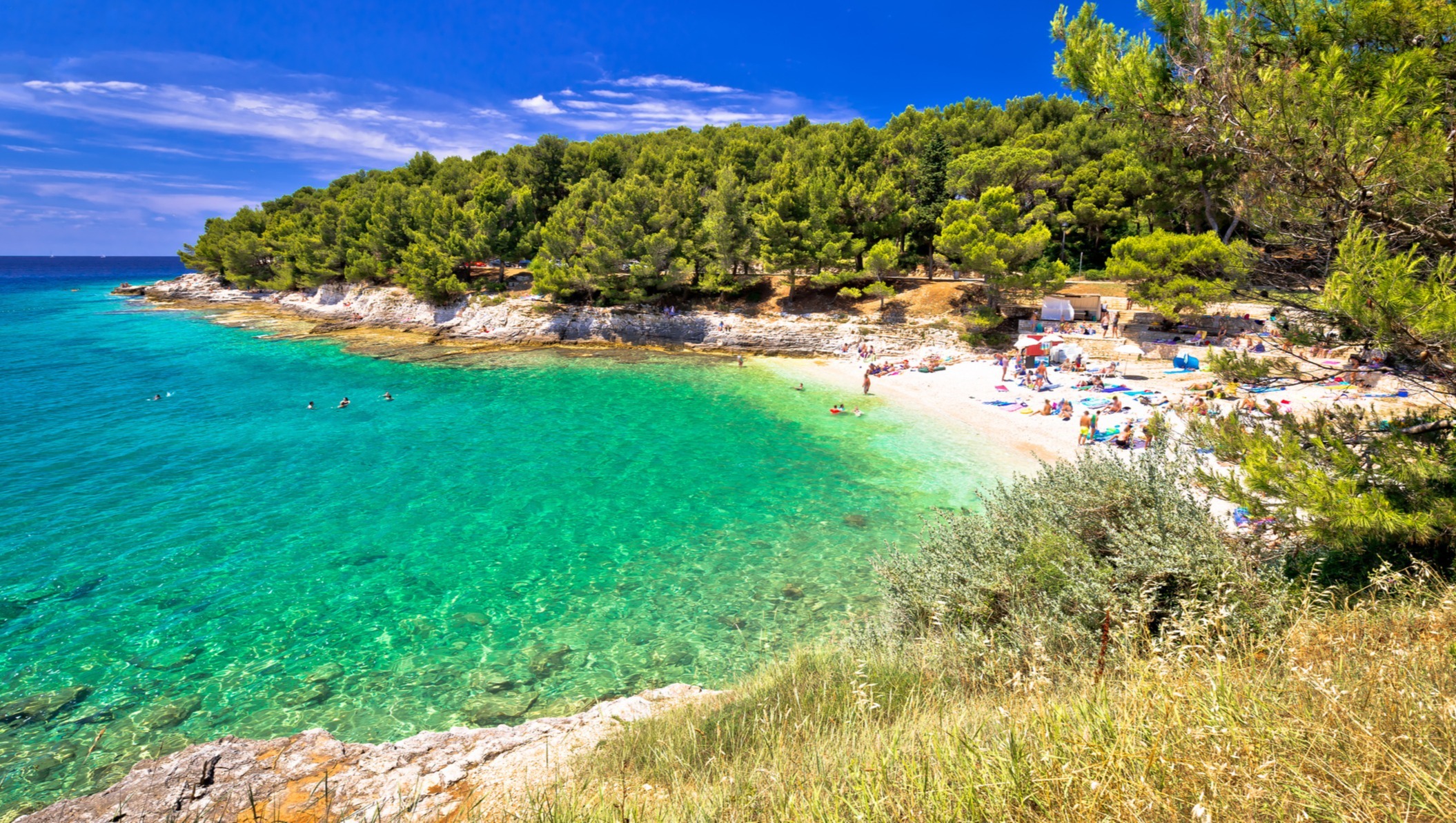 Erstaunlich Kroatien Pula Strand Fotos