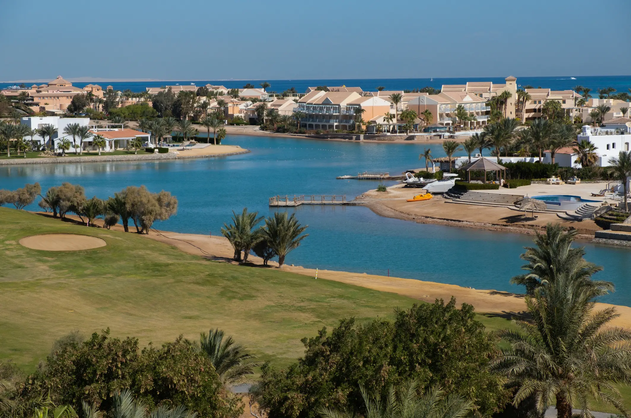 Ägypten Golfen im El Gouna Golf Club