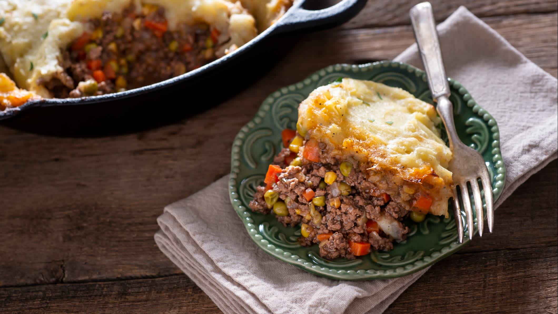 Shepherd's Pie, ein typisch irisches Gericht.