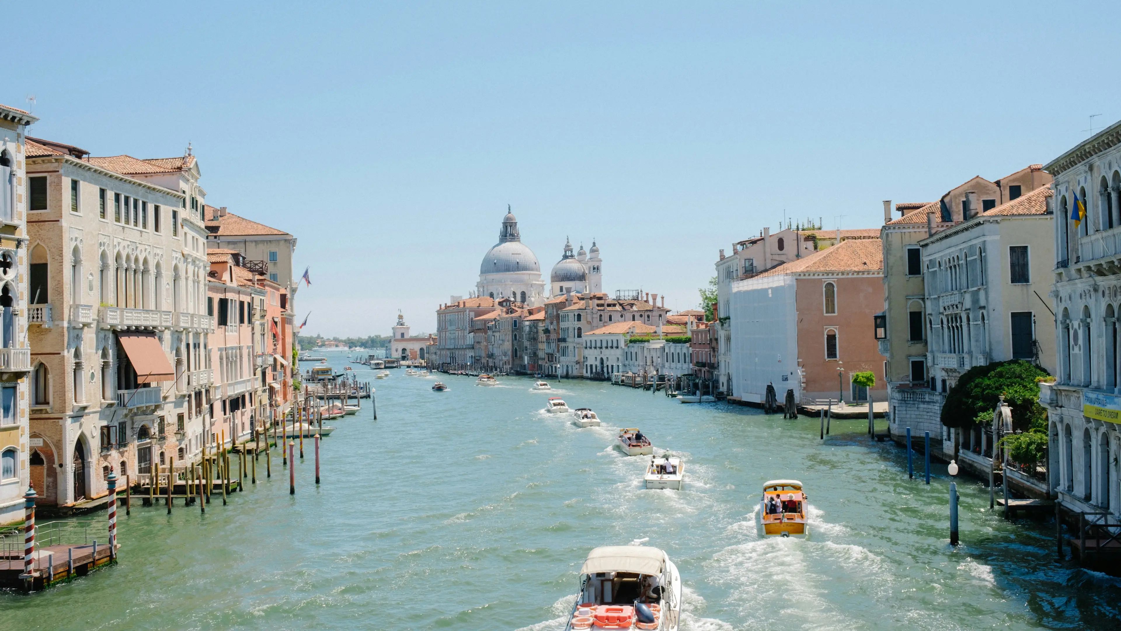Sonnenuntergang in Venedig, Italien