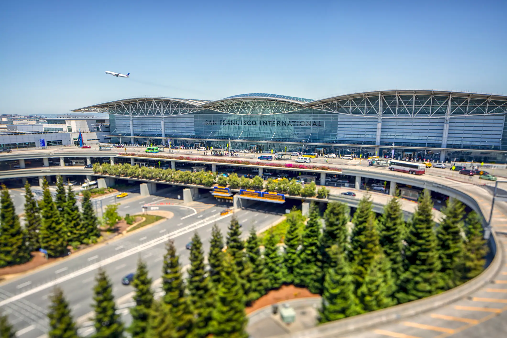 États-Unis, Californie, aéroport de San Francisco Aéroport international de San Francisco, Californie, États-Unis.