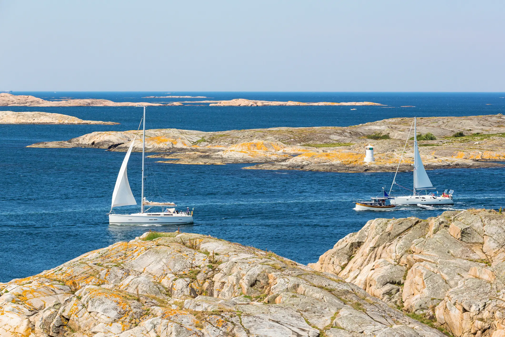 Bohuslän, Schweden, Tourismus, Schäre, Segelschiff Bohuslän, Schweden, Tourismus, Schäre, Segelschiff
