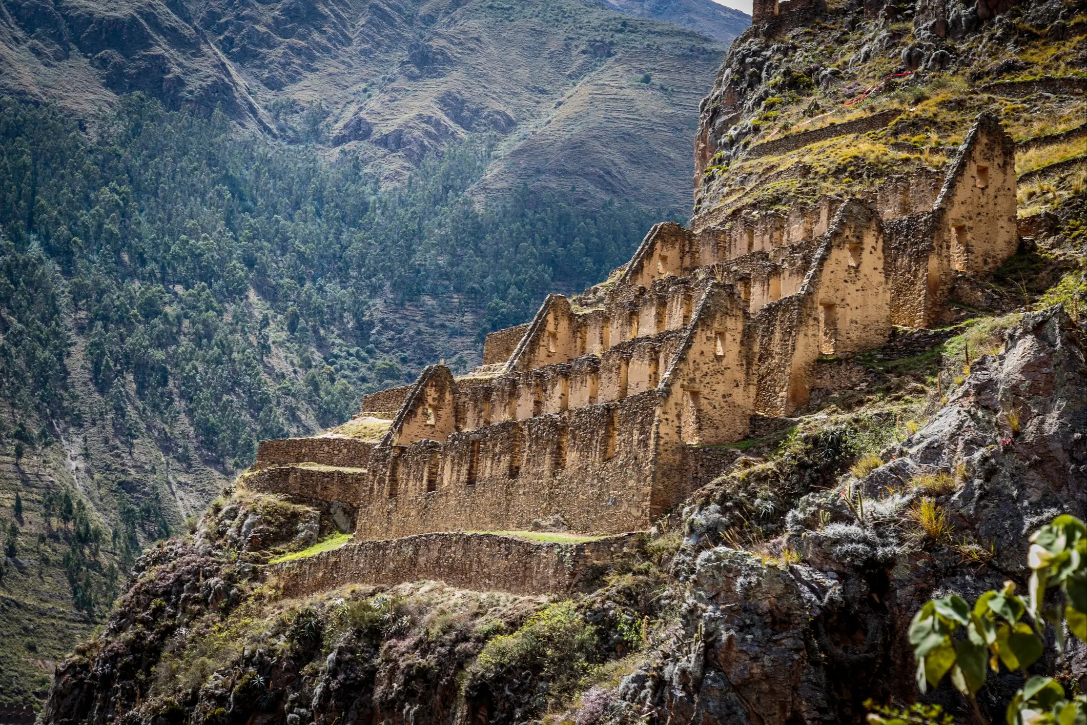Peru, Ollantaytambo, Pinkuylluna Ruinen Pinkuylluna Ruinen
