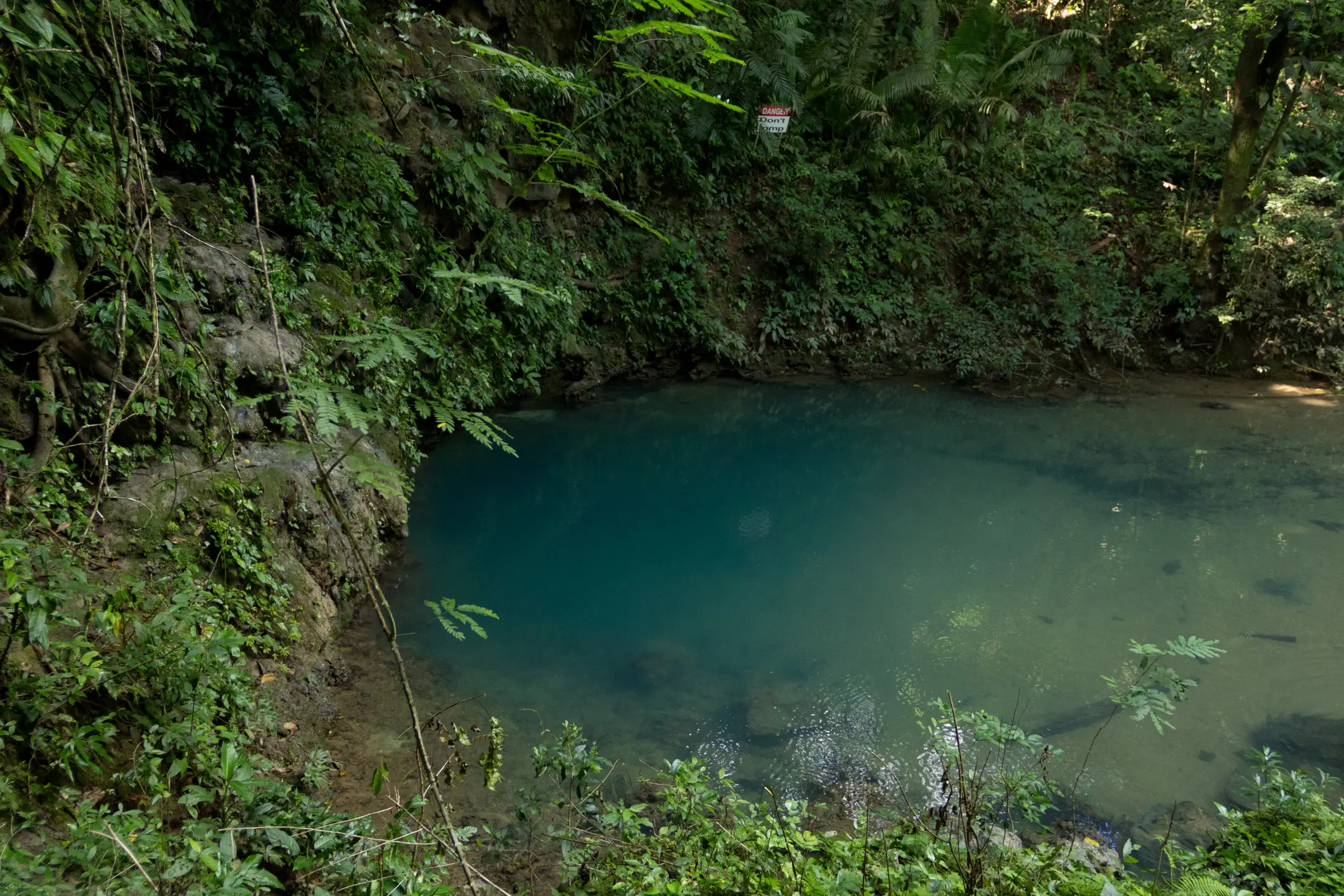 Blue Hole Nationalpark im Zentrum von Belize.

