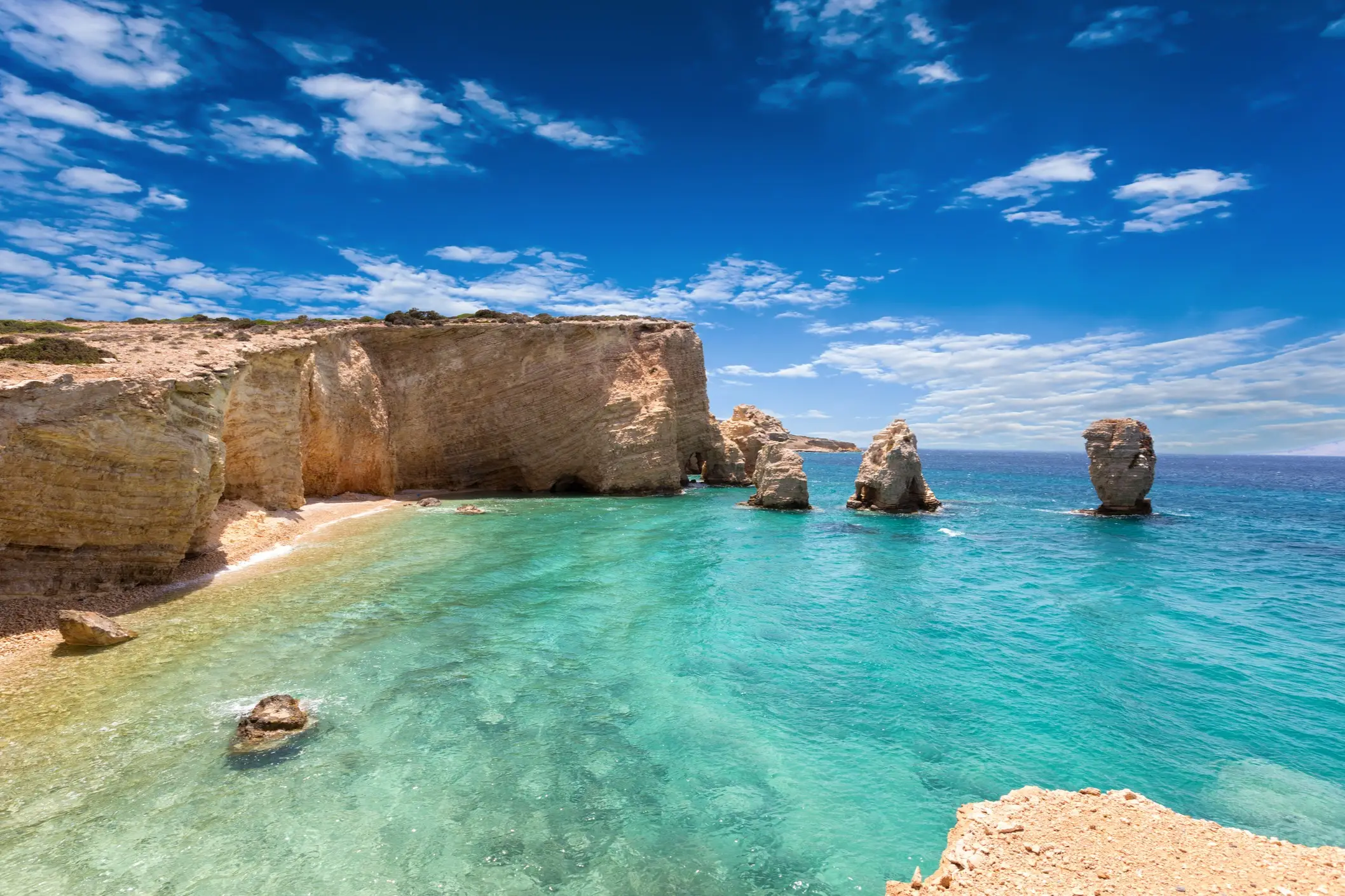 Île de Kato Koufonisi, Petites Cyclades, Grèce