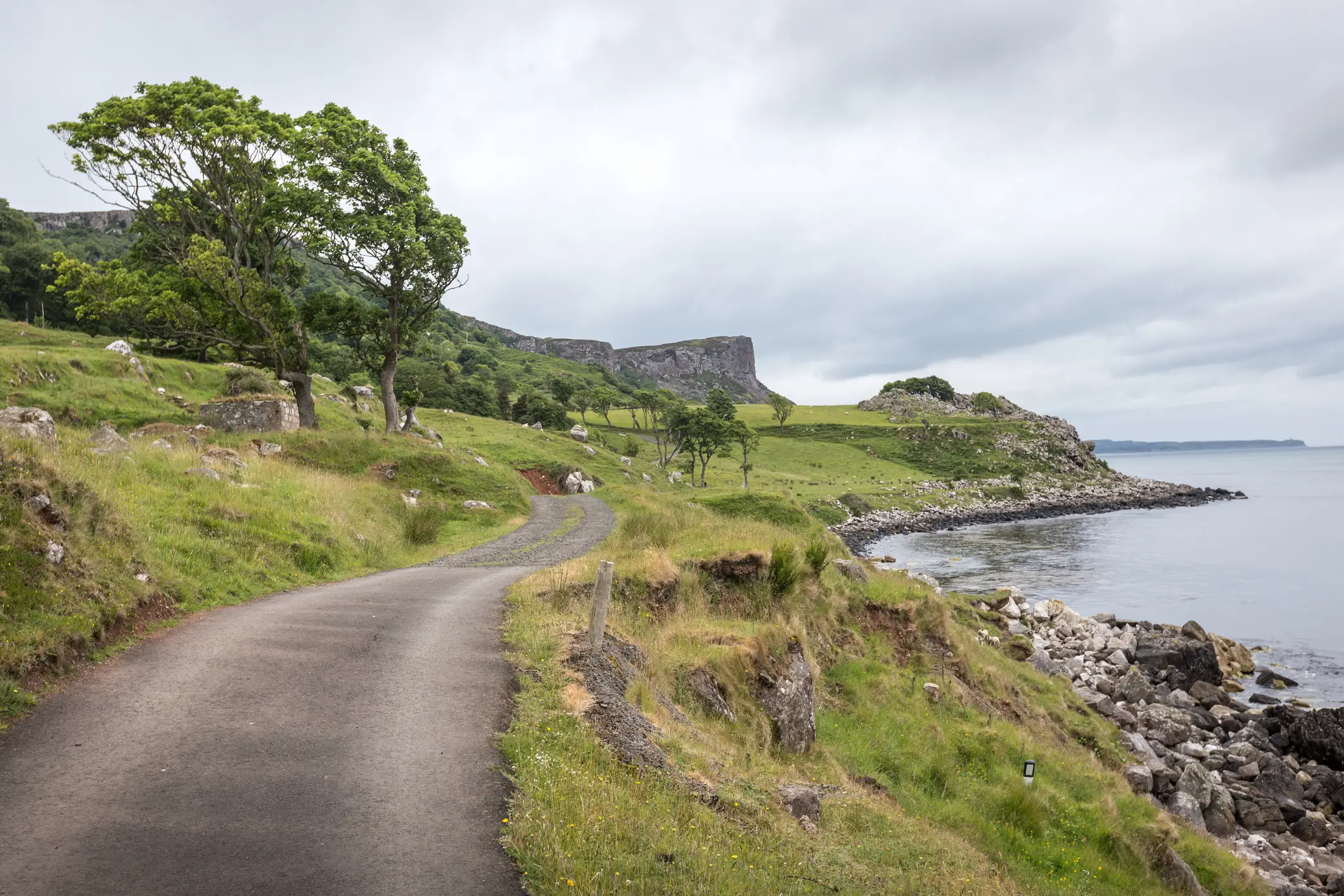 Nordirland, Down, Murlough Küstenstraßen in Murlough Bay