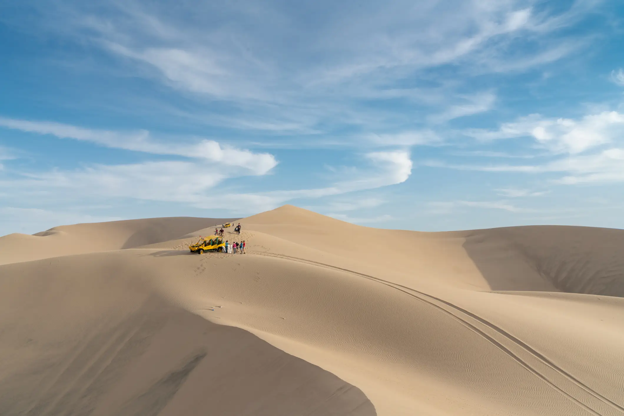 Peru, Huacachina, Sanddünen Huacachina, Peru