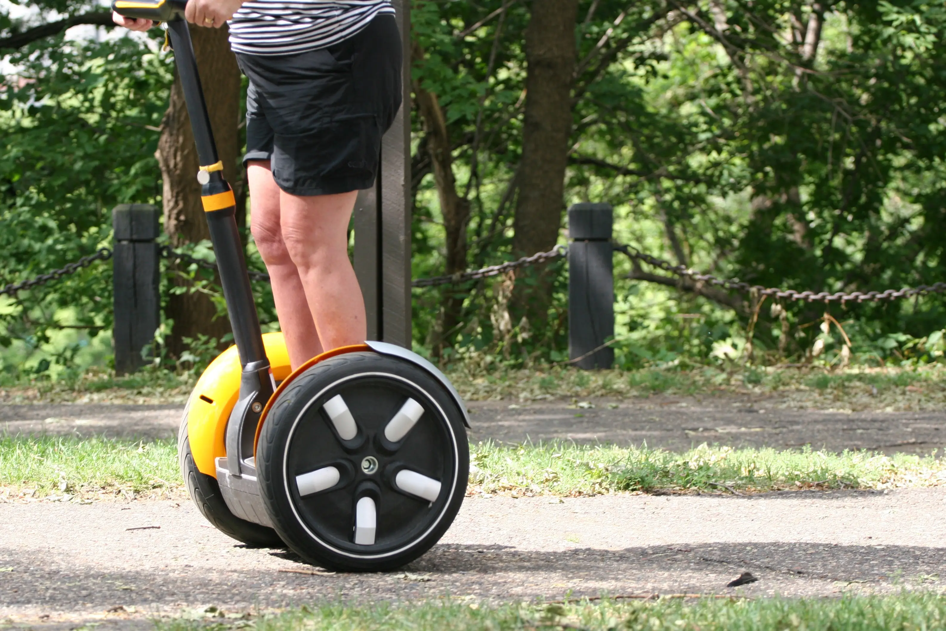 Süadafrika, Segway-Tour Frau auf einem Segway