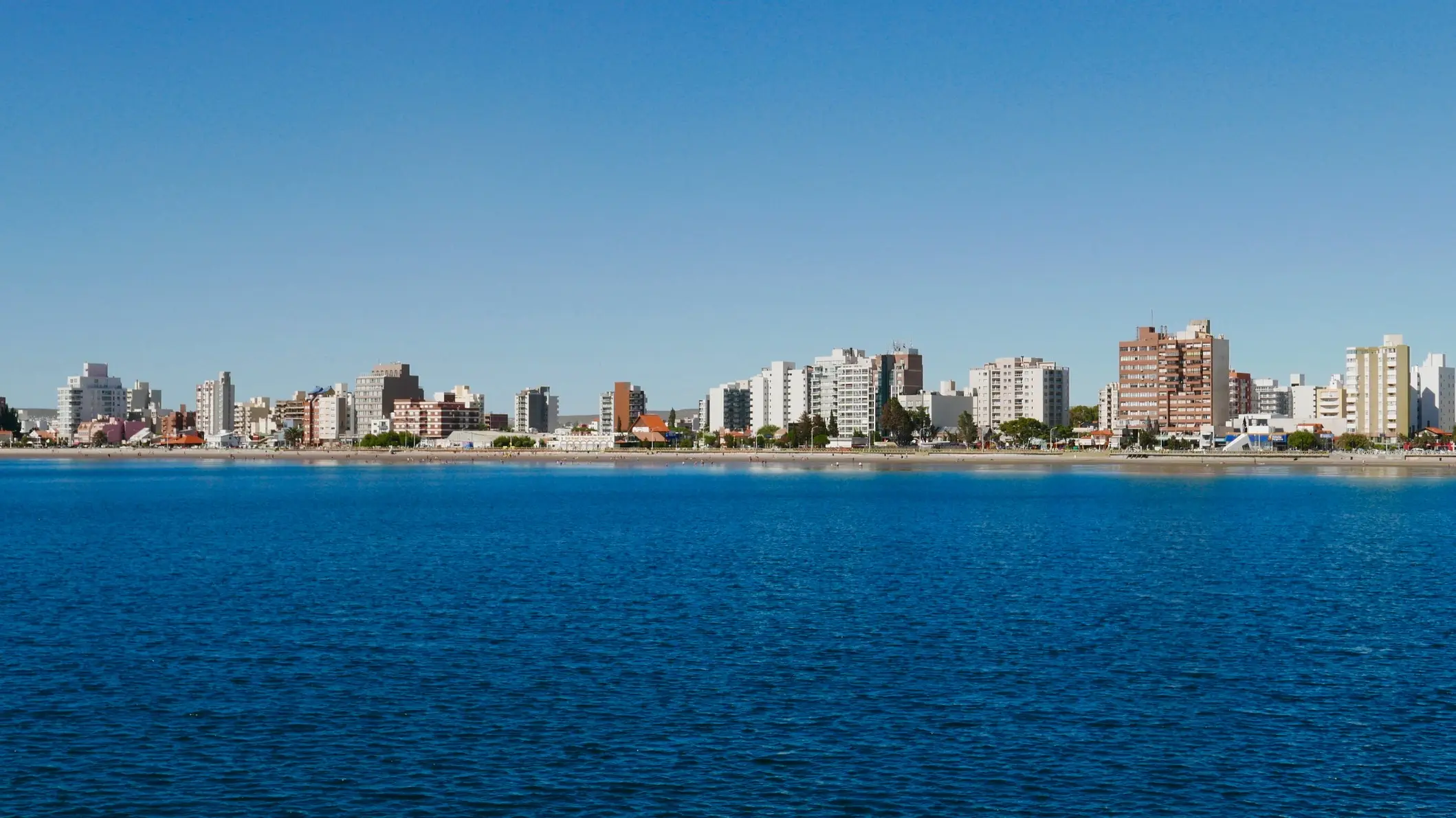 Argentinien Puerto Madryn Puerto Madryn an der Küste von Argentinien