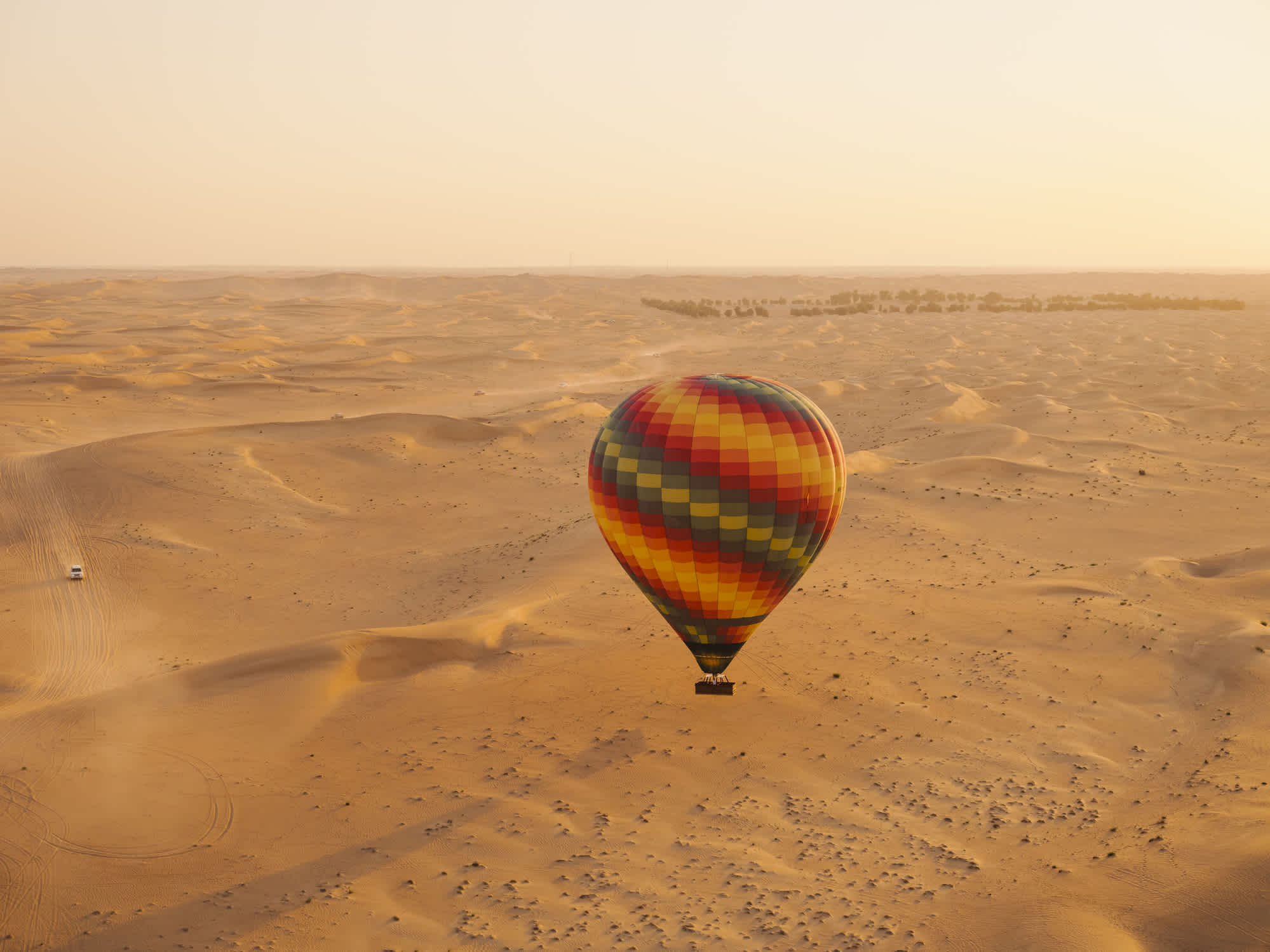 Heißluftballon, Wüstengebiet, VAE