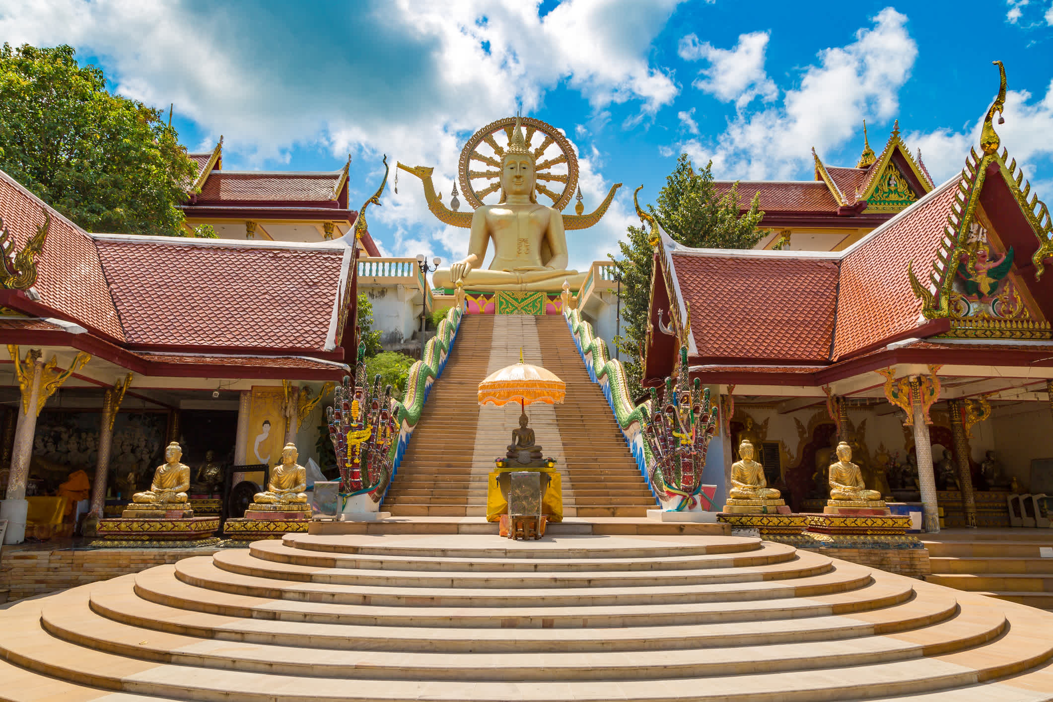 Grande statue de Bouddha à Koh Samui, Thaïlande

