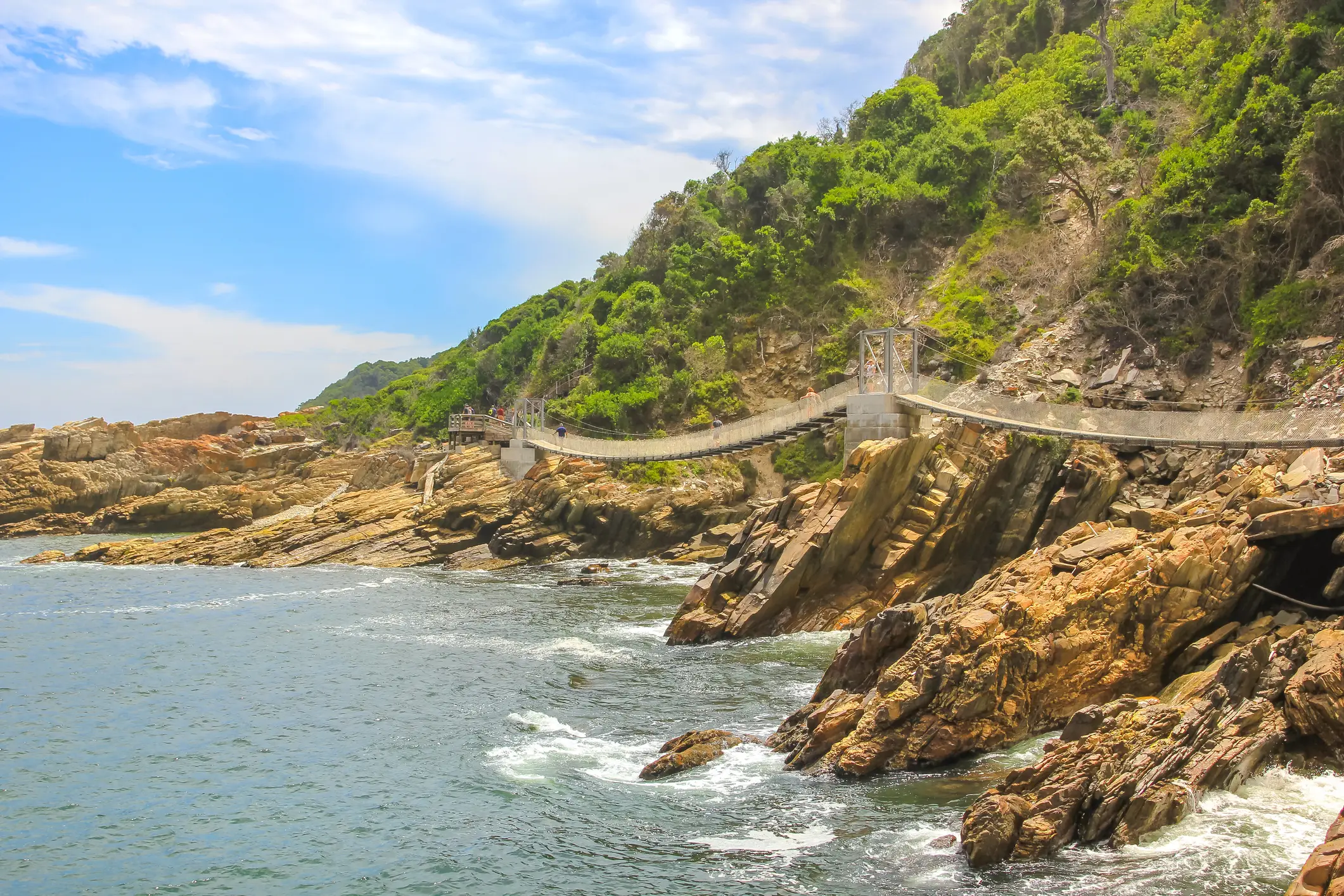 Garden Route Nationalpark, Südafrika Hängebrücke Tsitsikamma