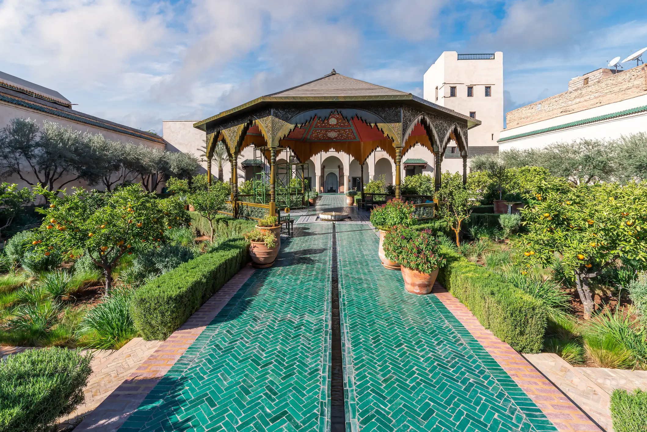 Le Jardin Secret in Marrakesch, Marokko.