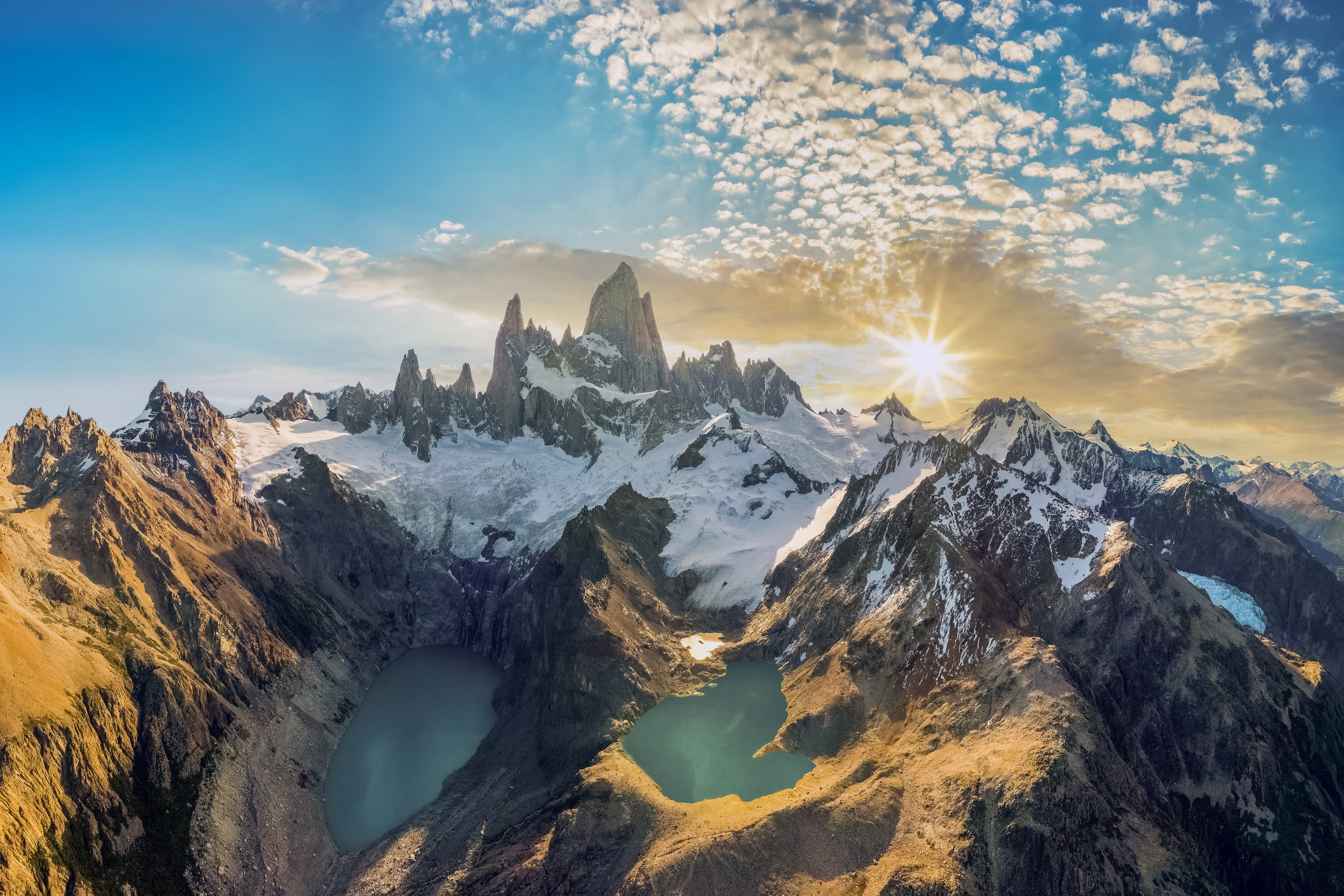 Montagne Fiz Roy en Patagonie, Argentine