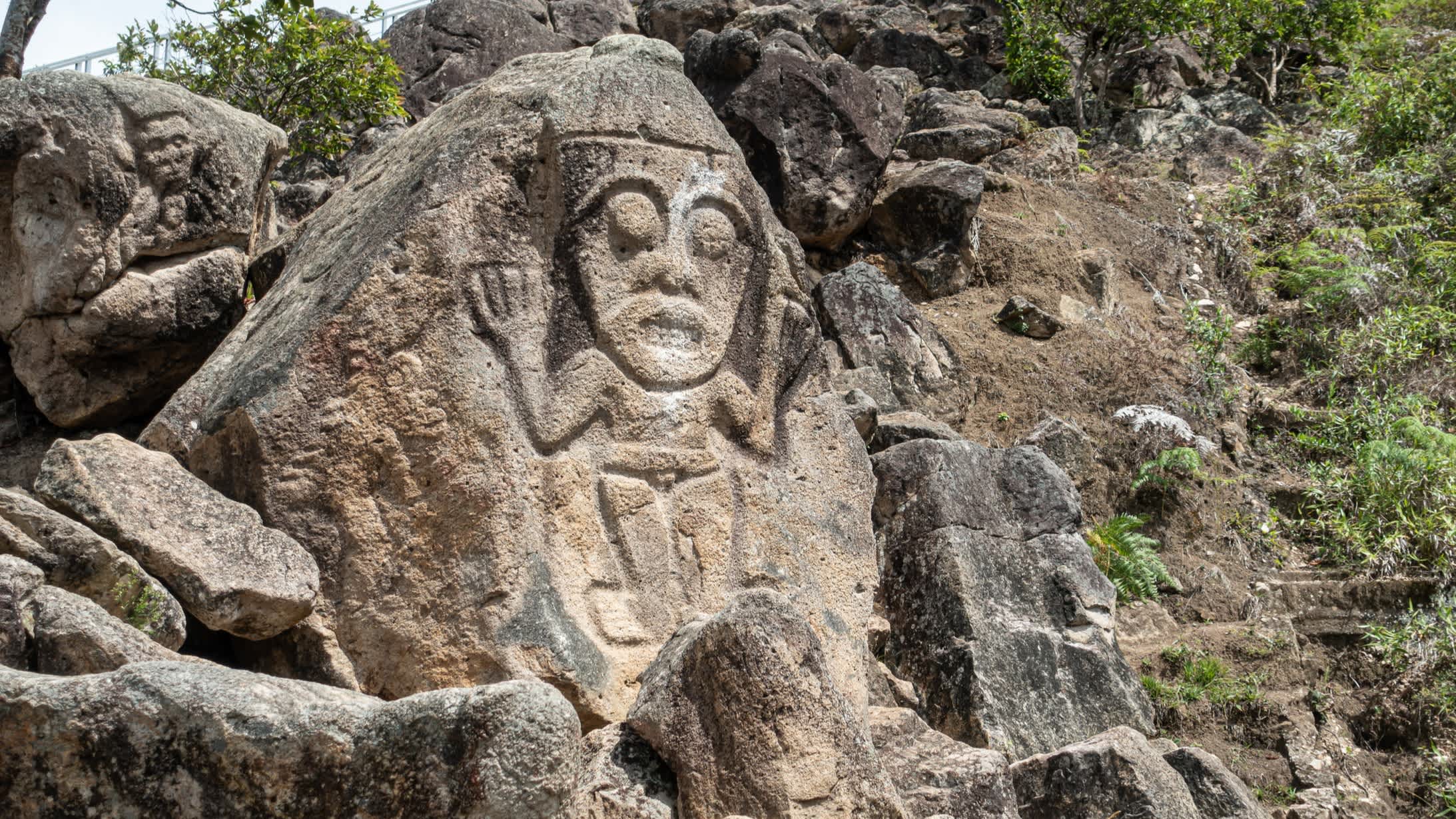 Le parc archéologique de San Agustín, près de la ville de San Agustín, dans le département de Huila, en Colombie.