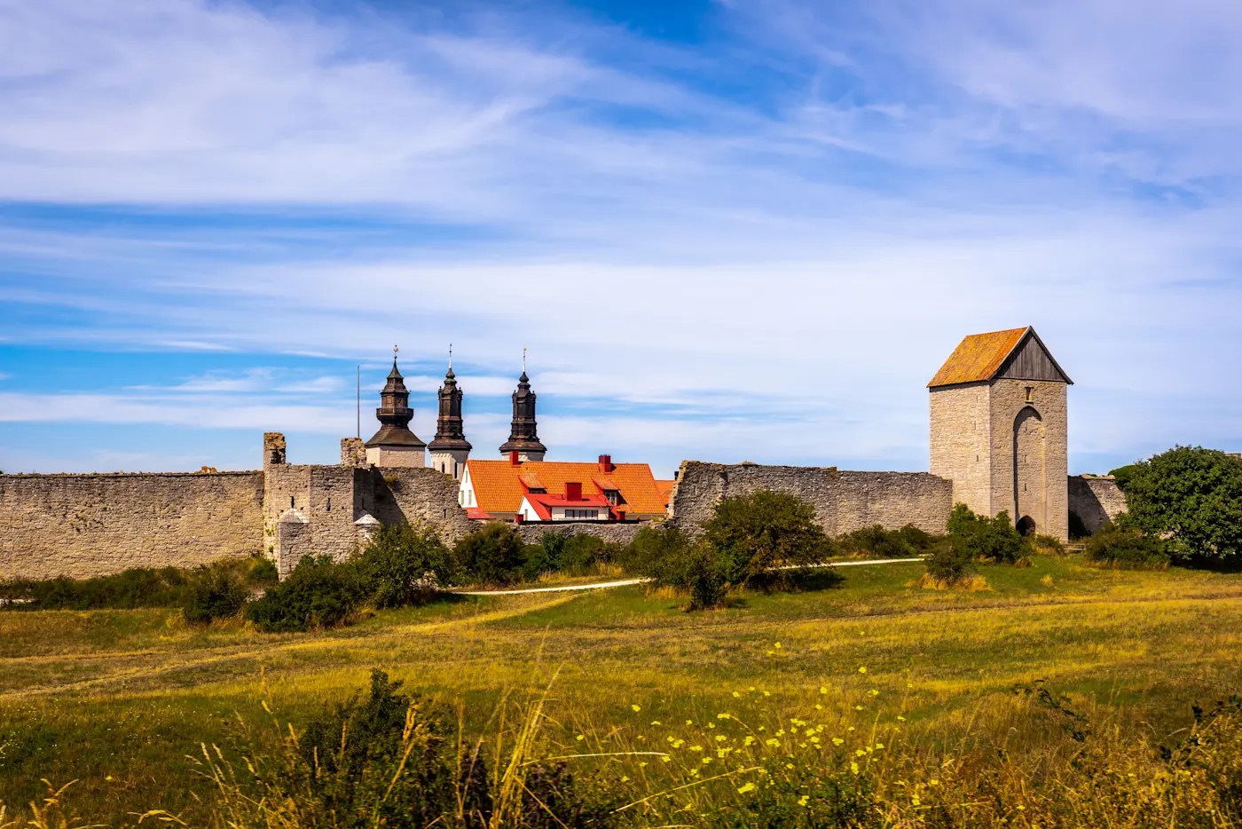 Visby, Schweden, Provinz Gotland, Wand, Mauer Visby, Schweden, Provinz Gotland, Wand, Mauer