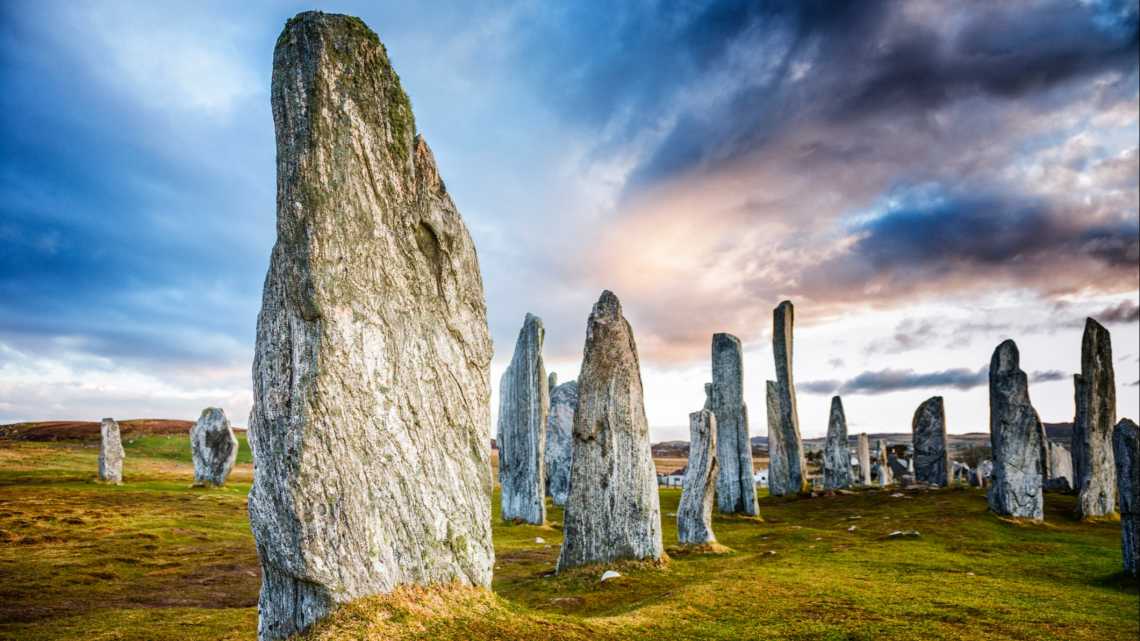 Pierres mégalithiques de Callanish, île de Lewis, Écosse