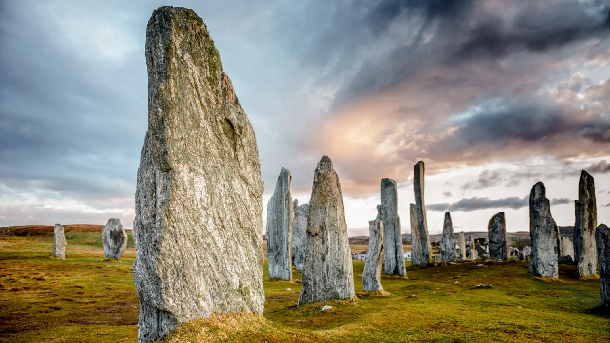 Megalithic stones from Callanish, Isle of Lewis, Scotland