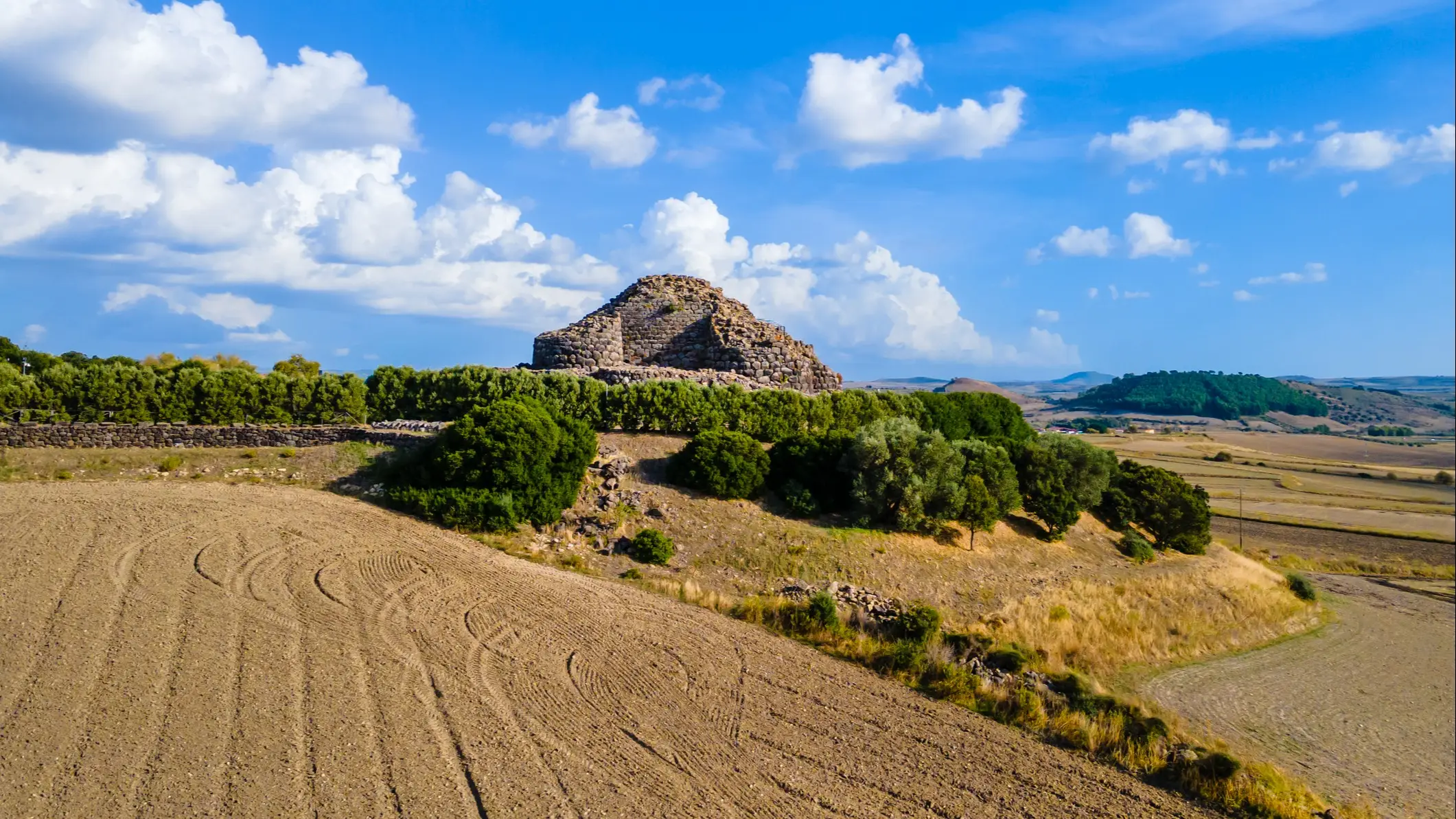 Italie, Sardaigne, Su Nuraxi Site archéologique Su Nuraxi à Barumini, Sardaigne, Italie.