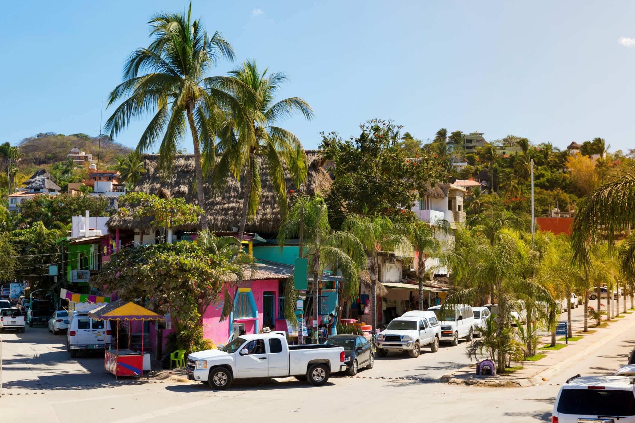 Sayulita, Dorf an der mexikanischen Pazifikküste 