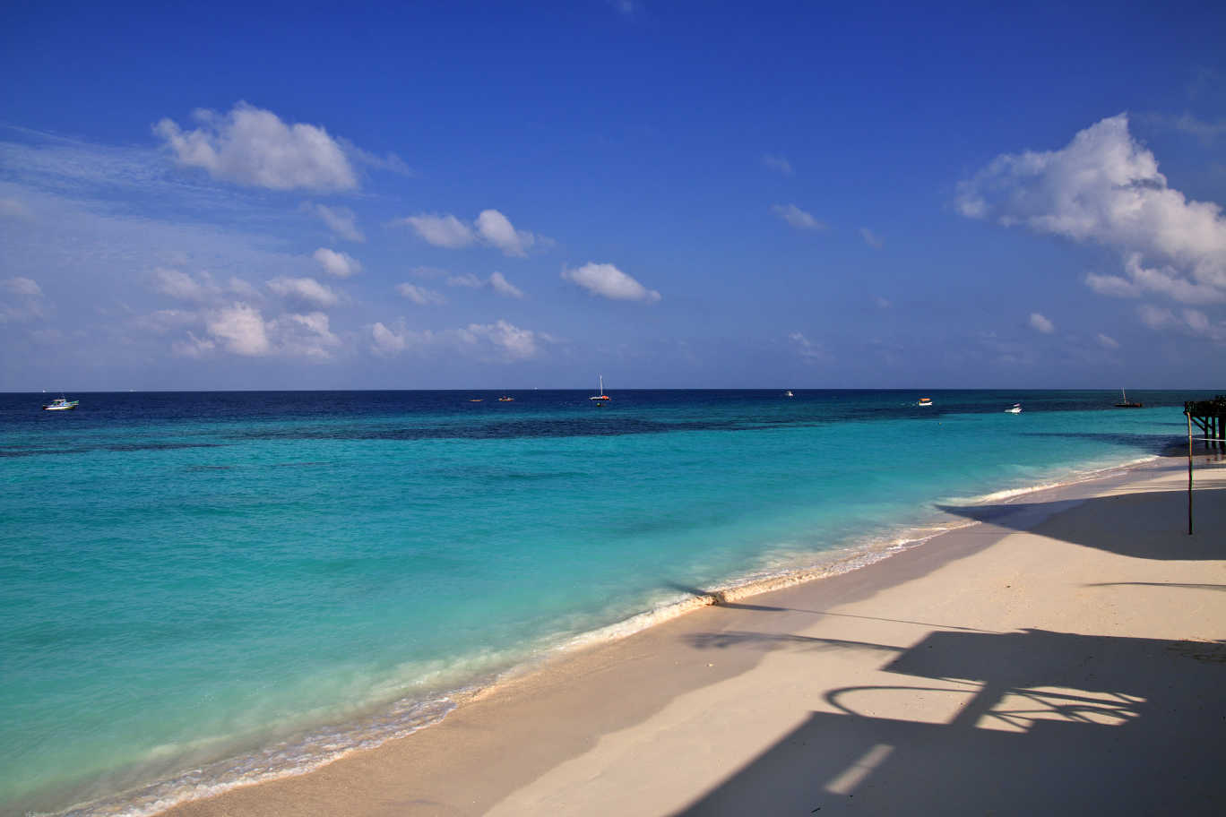 Plage de sable blanc