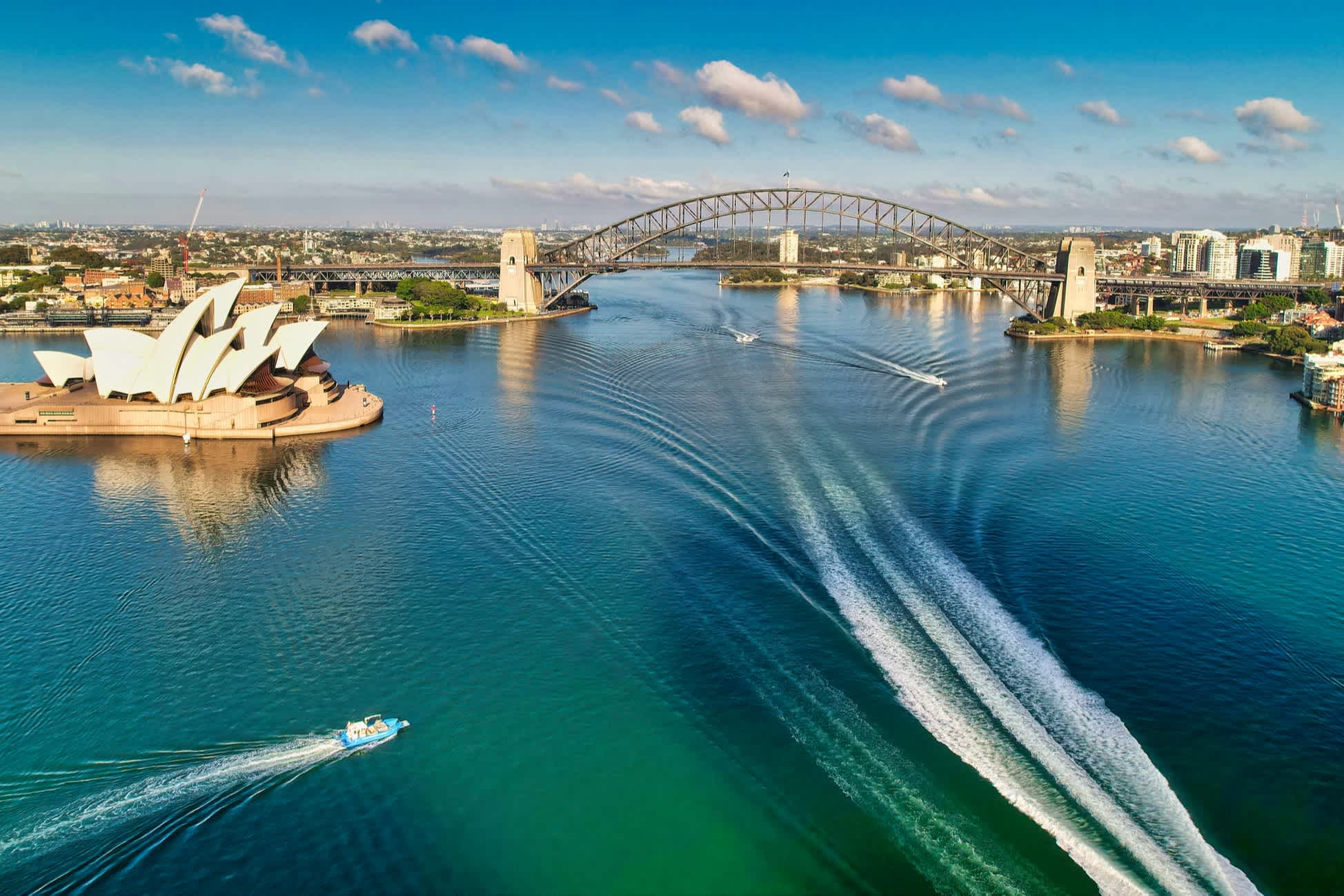 Blick auf den Hafen von Sydney