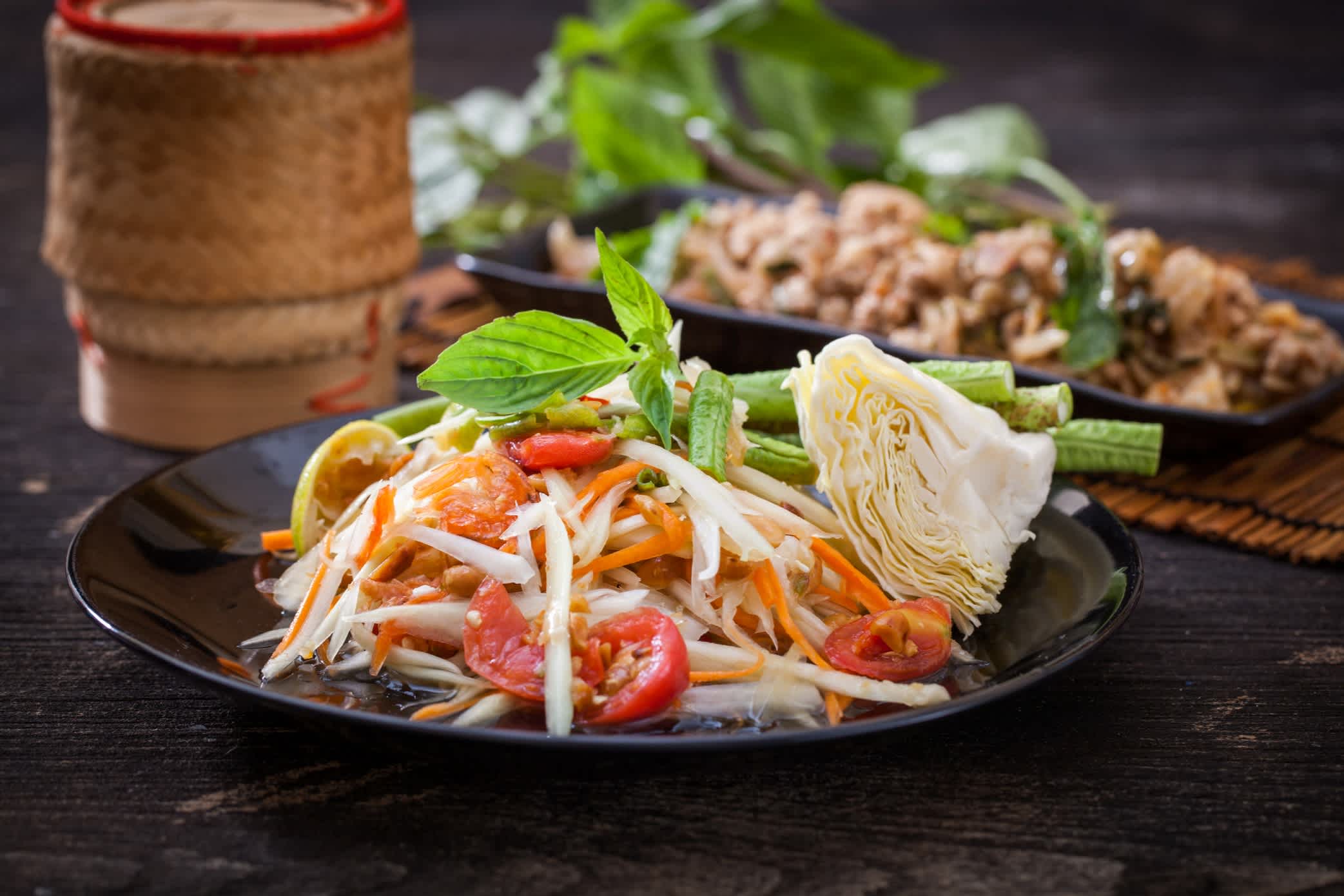 Salade de papaye thaïlandaise - Som TAm
