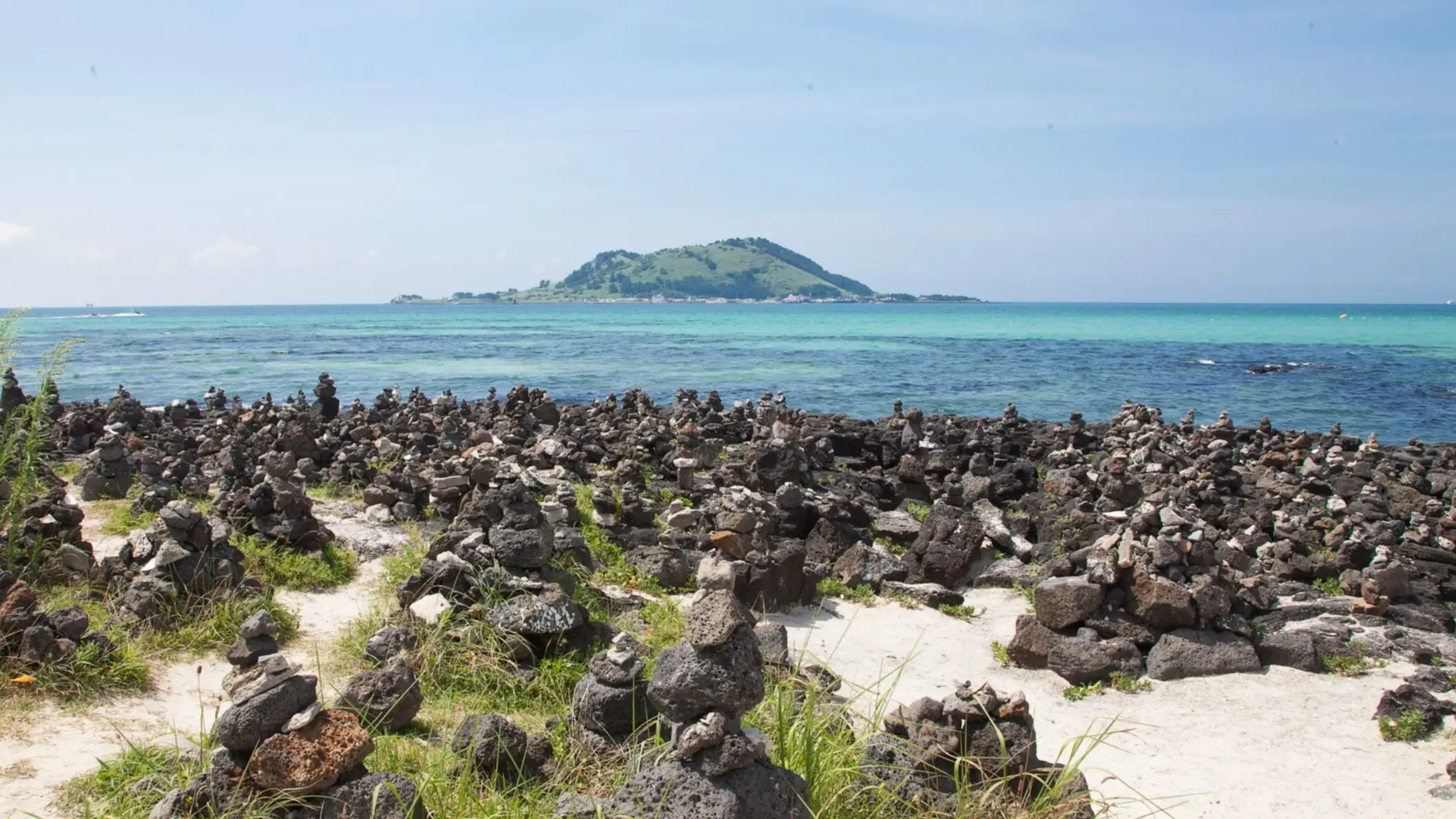 Südkorea, Jeju, Strand von Hyeopjae Strand von Hyeopjae