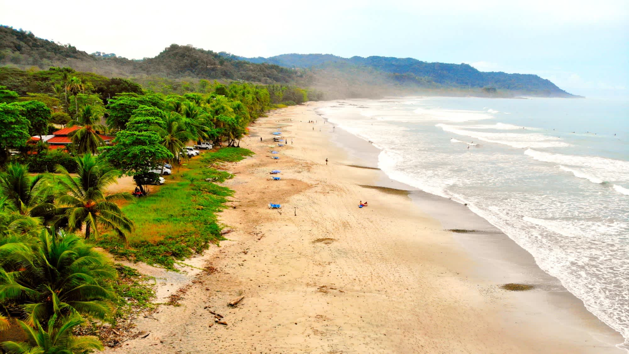 Luftaufnahme von Playa Santa Teresa, Costa Rica