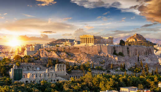 Die Akropolis von Athen, Griechenland