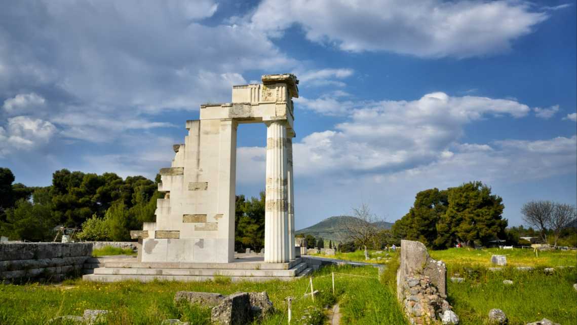 Site archéologique d'Asclépieion à Epidaure en Grèce