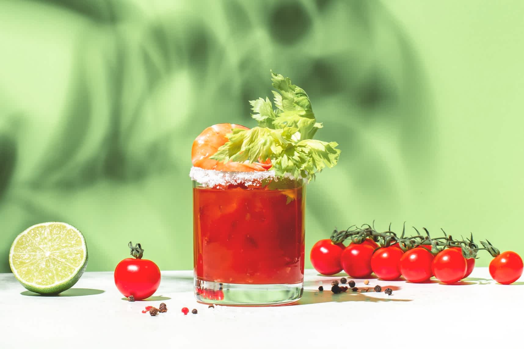 Cocktail César, variante du Bloody Mary au Canada.