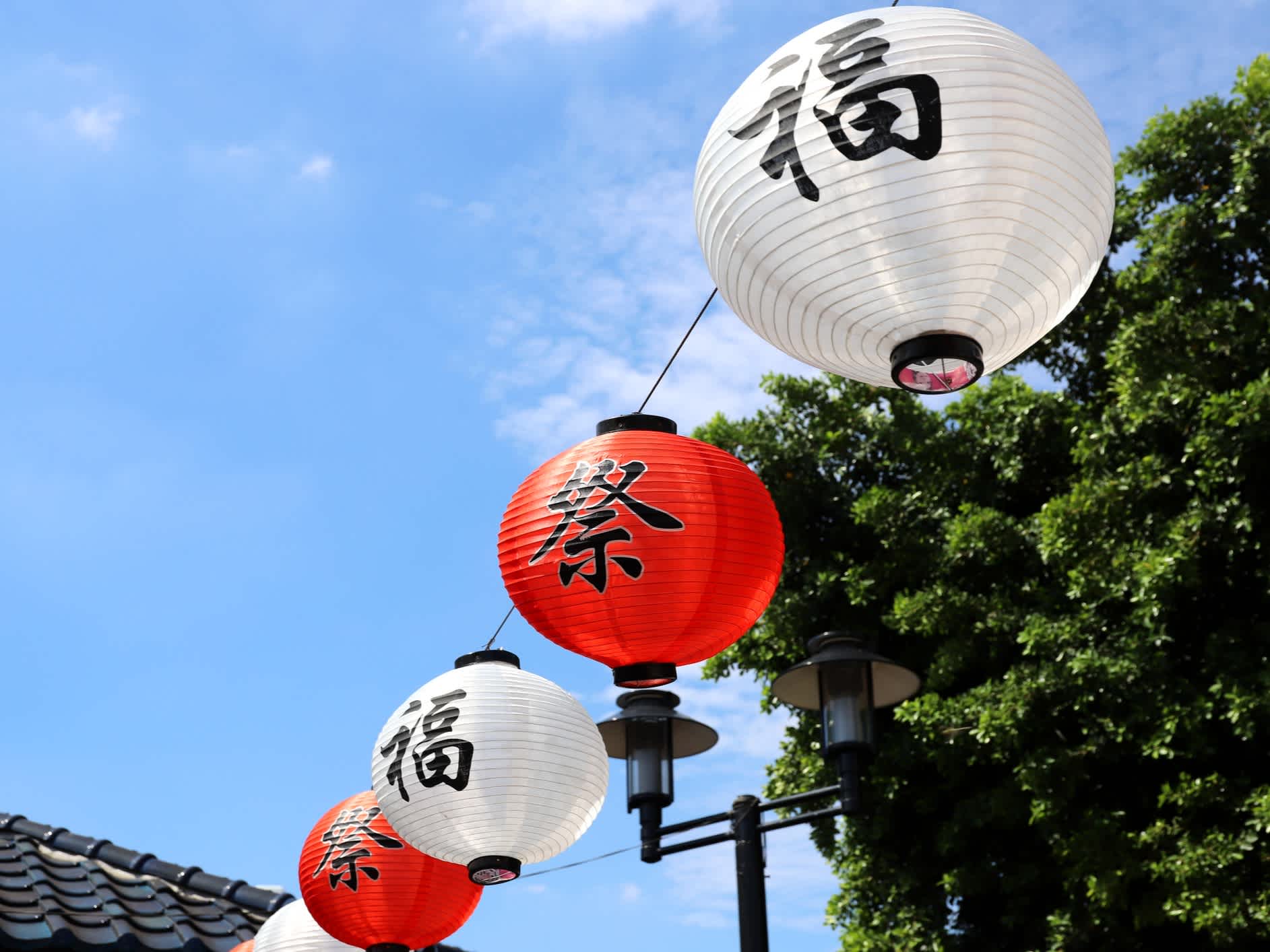 Lanternes japonaises Matsuri à Los Angeles, à Little Tokyo