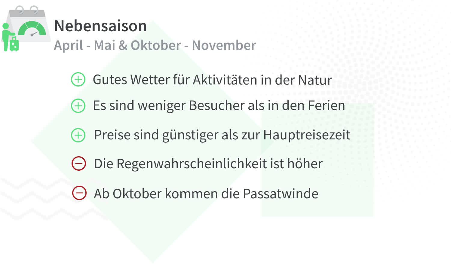 Vorteile und Nachteile von Reisen nach Fuerteventura in der Nebensaison.