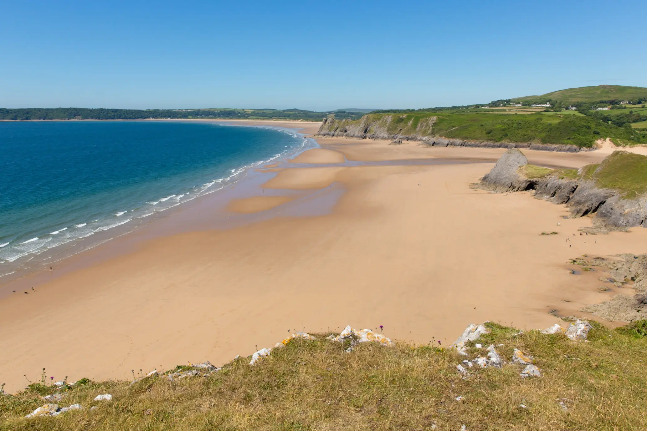 Wales, Gower, Pobbles beach Pobbles Strand der Gower Peninsula Wales