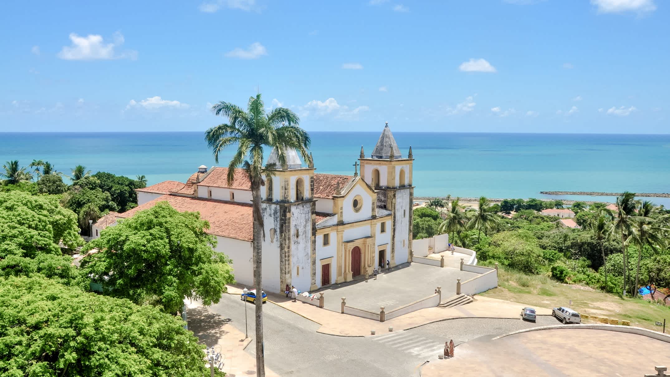 Blick auf die Domkirche von Olinda, Brasilien