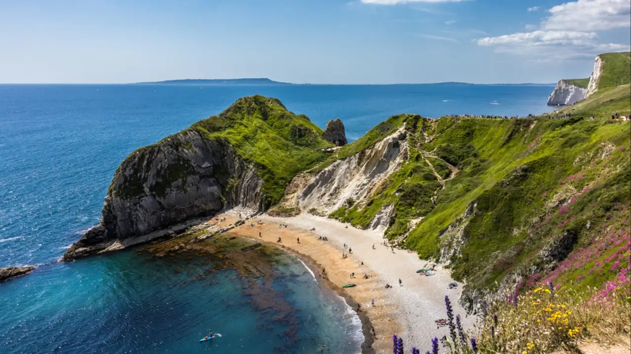 Plage Man O war, Côte Jurassique