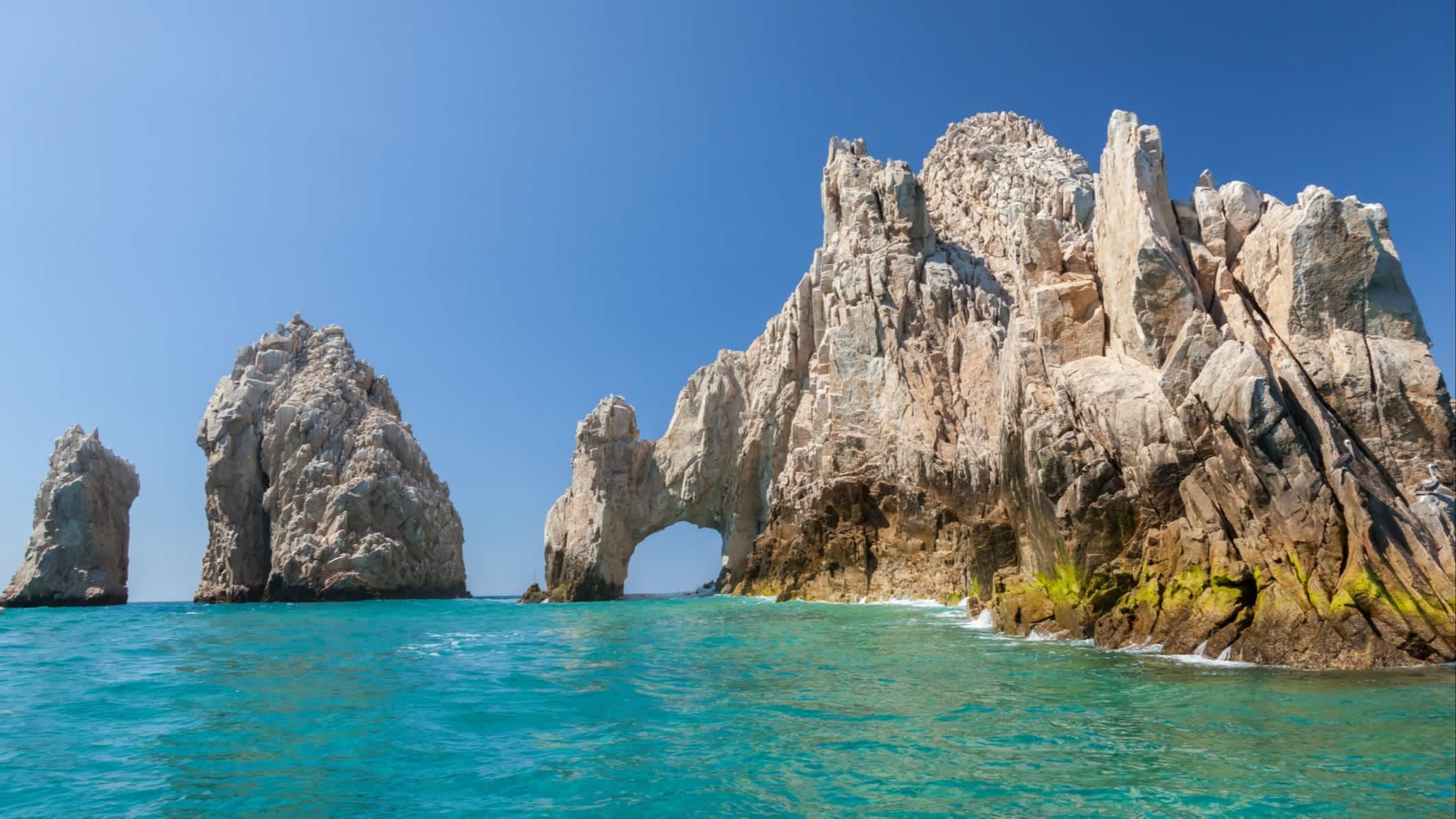 L'Arche de Cabo San Lucas, Mexique dans une eau turquoise