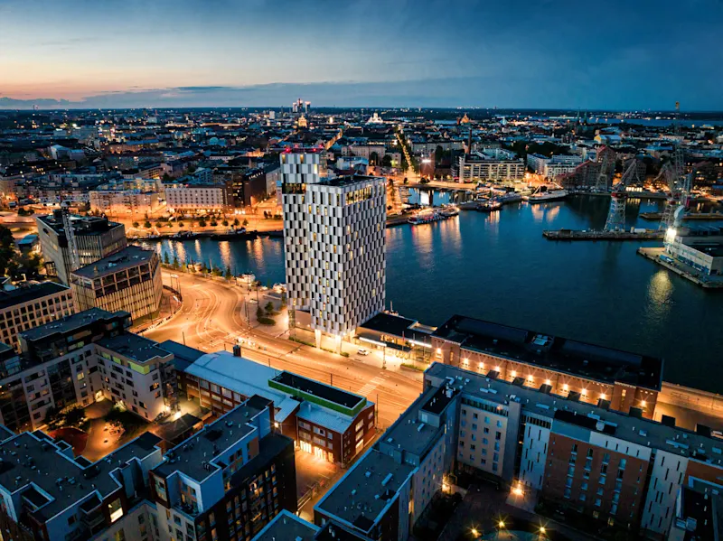 Helsinki, Finnland, Luftaufnahme, Stadt, Architektur

