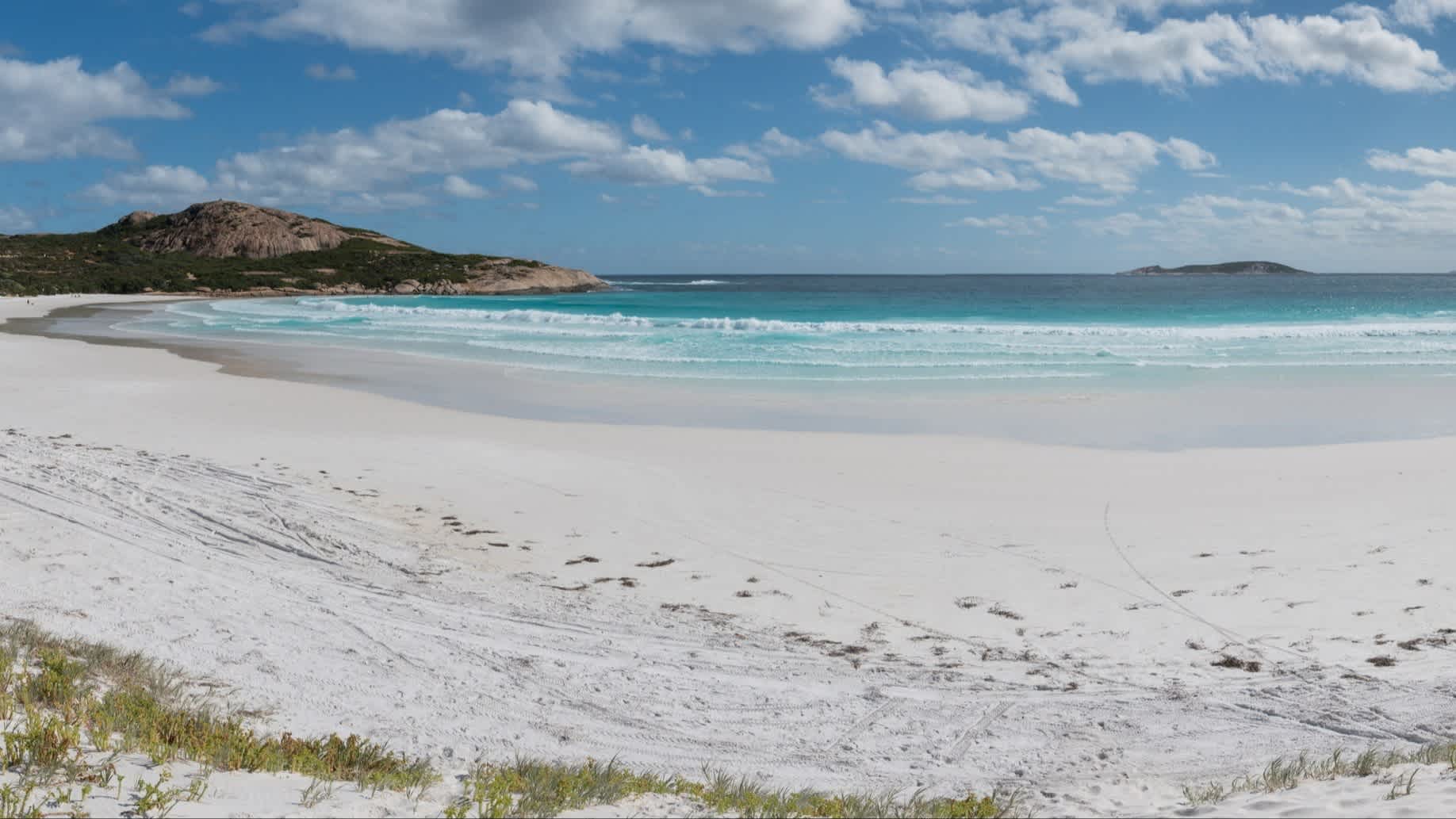 White Wharton Beach, Australien an einem Sommertag, einer der schönsten Orte im Cape Le Grand National Park.