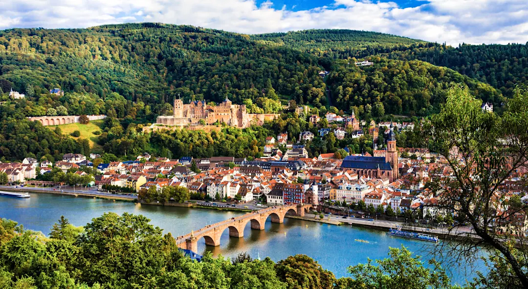 Landmarks of Germany - beautiful Heidelberg town