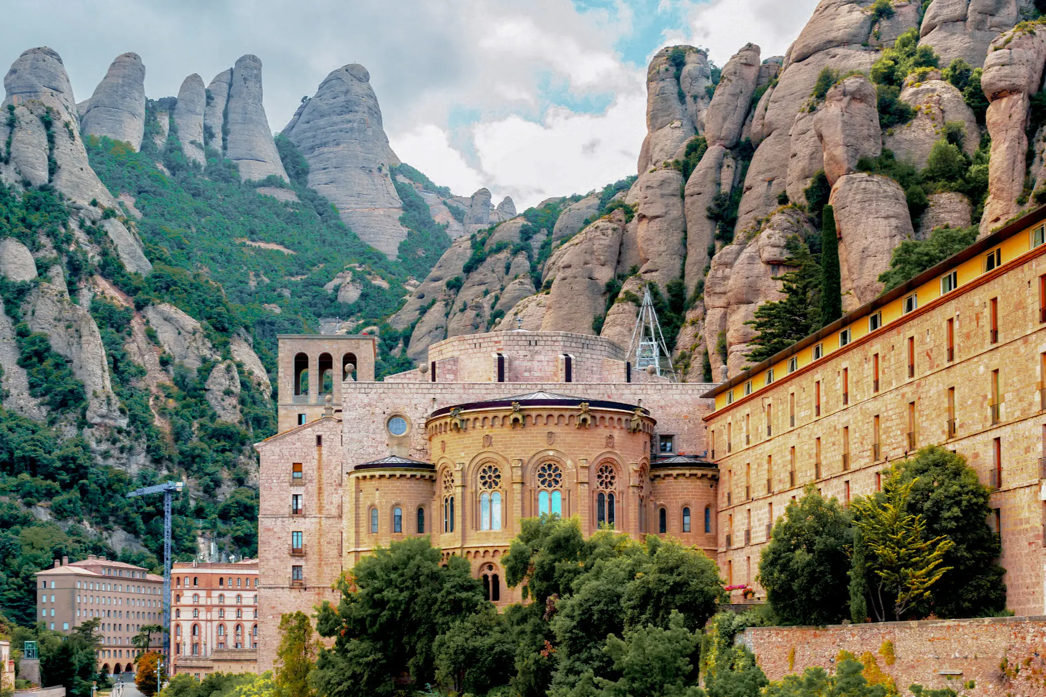 Abtei von Santa Maria de Montserrat, Katalonien Spanien
