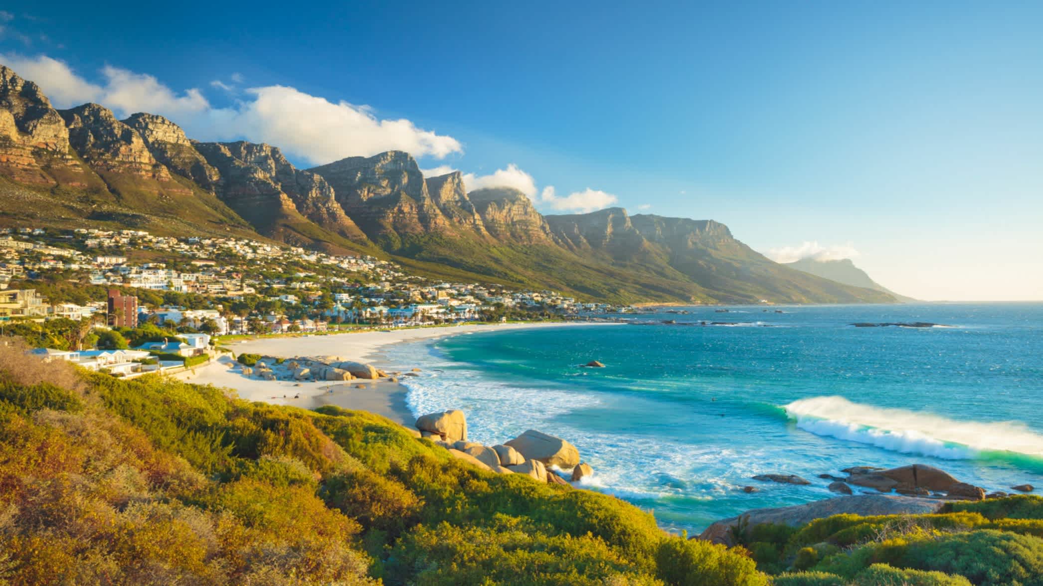 Chaîne de montagnes des Douze Apôtres, Camps Bay, Le Cap, Afrique du Sud