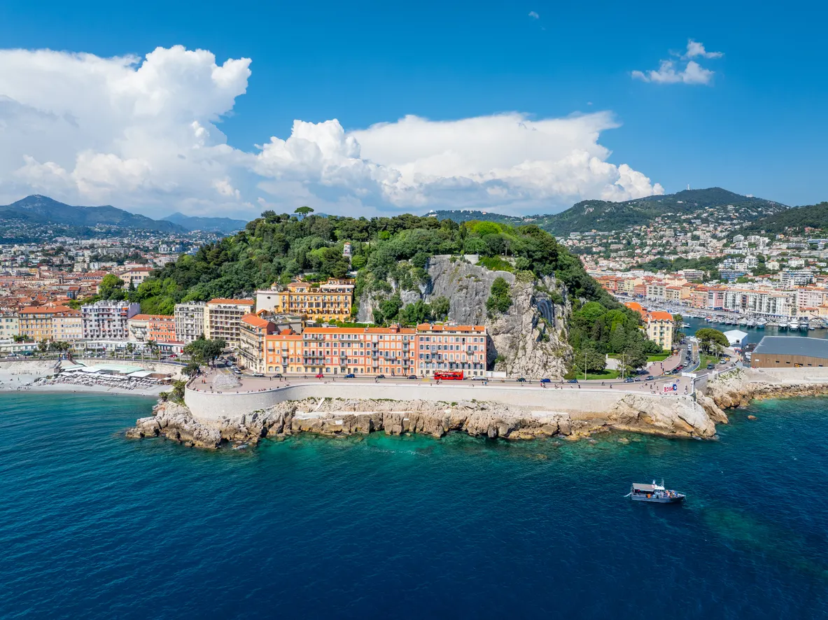 Nice - France, France, City, Aerial View, Bay des Anges Nice - France, France, City, Aerial View, Bay des Anges