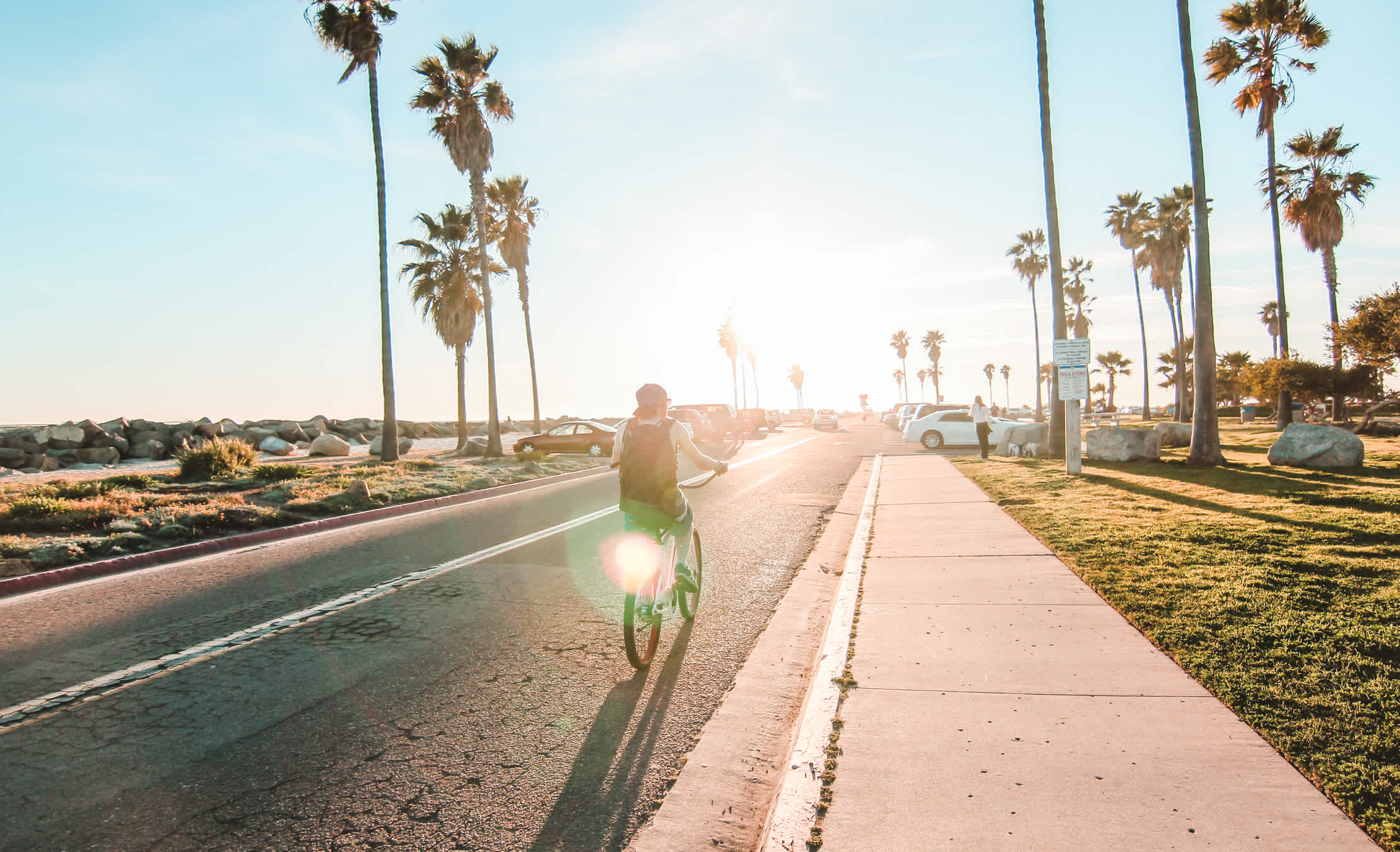 Radfahren in San Diego Menschenbild