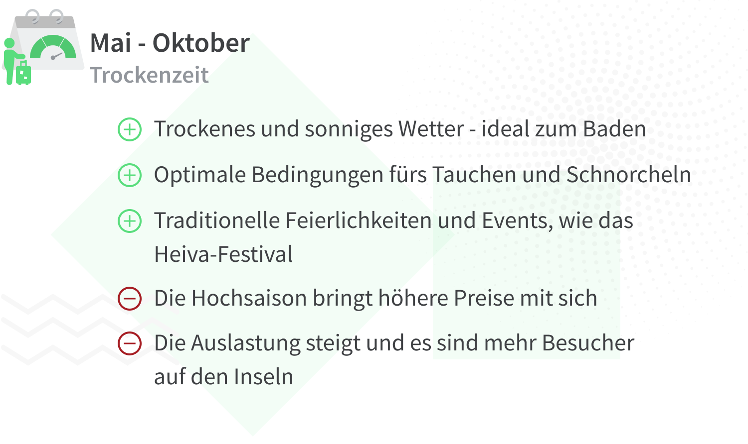 Vor- und Nachteile einer Reise nach Französisch Polynesien in der Trockenzeit