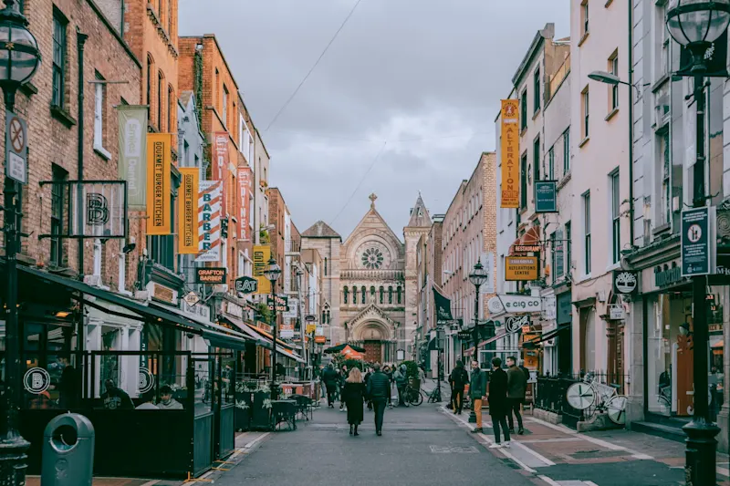 Die Grafton Straße in Dublin