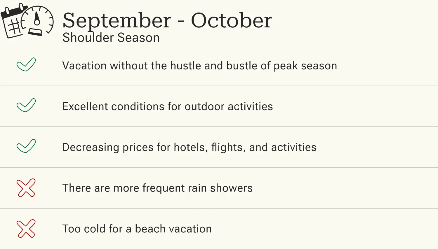 Advantages and disadvantages of traveling to the Azores in the low season